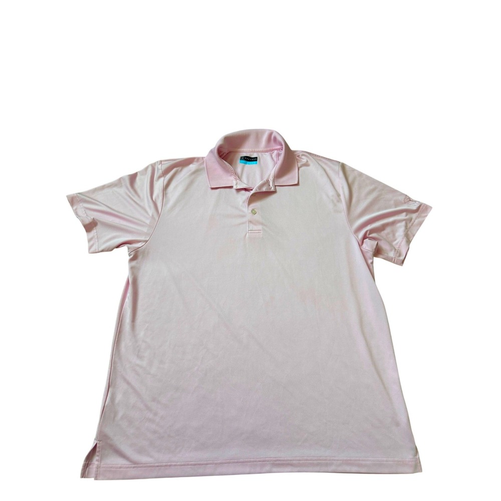 PGA Tour Athletic Golf Polo Size XL Pink‎ Moisture Wicking Fabric
